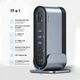 USB-хаб док-станция Baseus UnionJoy 17-Port Triple-Display Docking Station Space Grey (B00532304811-00) - изображение 8