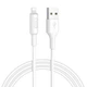 Кабель HOCO X25 USB to Lightning 2A 1m PVC connectors White (6957531080114) - изображение 1