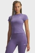 Жіноча фіолетова футболка Motion Fitted SS EMEA Under Armour MD 6012291-520 - зображення 1