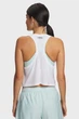Майка жіноча біла Tech Sport Mesh Crop Tank Under Armour MD 6011229-100 - зображення 2