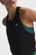 Майка жіноча чорна Tech Sport Mesh Crop Tank Under Armour SM 6011229-001 - зображення 3