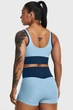 Жіночий блакитний топ Meridian Fitted Crop Tank Under Armour XS 1379153-490 - изображение 3