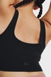 Жіночий чорний топ Meridian Fitted Crop Tank Under Armour XS 1379153-001 - изображение 4