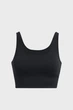 Жіночий чорний топ Meridian Fitted Crop Tank Under Armour S 1379153-001 - изображение 5