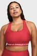 Жіночий червоний топ Crossback Mid Bra Under Armour SM 1361034-814 - изображение 1