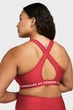 Жіночий червоний топ Crossback Mid Bra Under Armour SM 1361034-814 - изображение 5