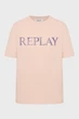 Жіноча пудрова футболка Replay XS W3379B.000.20994 - изображение 4