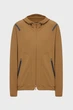 Чоловіча коричнева вітровка UA Unstoppable Jacket Under Armour SM 1370494-253 - изображение 8