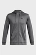 Чоловіче темно-сіре худі UA Armour Fleece FZ Hoodie Under Armour XL 1373357-025 - изображение 4