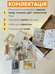 3D Конструктор Румбокс Кафе кондитерская с подсветкой Миниатюрный кукольный домик для сборки Roombox с куполом от пыли Интерьерный конструктор DIY HOUSE BookNook - изображение 5