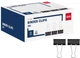 Набор биндеров Deli Classic EZ61 51 мм 12 шт Черных (6942233673900) - изображение 2