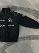 Мужская куртка бомбер Lexus черного цвета в гоночном стиле Лексус М - изображение 3