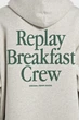 Жіноче світло-сіре худі Replay XS W3506 .000.23942 - изображение 5