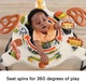 Детский игровой центр Fisher-Price Jumperoo с подсветкой и звуком / Развивающий игровой джемпер Бежевый - изображение 6