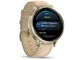 Смарт-годинник Garmin Venu 4 41 mm Lunar Gold with Light Sand Leather Band (010-03013-03) - изображение 2