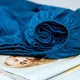 Простынь на резинке Moon&Star Deep Blue Сатин Premium 100х190х25 см (MS-850004425) - изображение 4