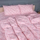 Простынь MirSon Полуторная 150х220 см 17-0952 Abstract Pink Бязь (2200013166641) - изображение 4