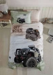Комплект постільної білизни Clasy Off Road V1 Bej полуторний ранфорс - зображення 1