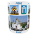 Сувенирная керамическая чашка с гербом и видами города Ровно 330 мл | Серия «Города Украины» (белая) - изображение 4
