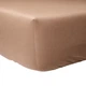 Простынь на резинке Moon&Star Brown Сатин Premium 80х200х10 см (MS-850004142) - изображение 1