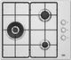 Газова варильна поверхня Beko HIGG63125SCX - зображення 1