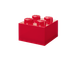 Pojemnik LEGO Klocek 4 Transparentny czerwony z brokatem (40090804) (5711938249946) - obraz 2
