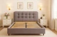 Кровать RidneTut Emeli Premium 160х200 см с подъемным механизмом Lili 06 Бежевая (33431-1112006) - изображение 1