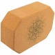 Блок для йоги кирпич опорный для йоги пробковый Bloom Cork Yoga Brick 7122 размер 22.5х15х7.5см - изображение 1