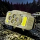 Налобний ліхтар Bailong HX 4XPE + 2COB датчик руху USB-C акумулятор 18650 водозахист червоне та біле світло 6 режимів (S5І8) - зображення 2