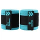 Бінти на лікті для жиму LivePro Elbow Wraps 8725 комплектація 2шт Black-Blue - зображення 8