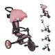 Детский 3-колесный велосипед Globber Explorer Trike Foldable 4 в 1 розовый, 732-210-2 - изображение 2