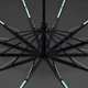 Парасоля складна автоматична Super Strong 60Bone Windproof, велика, вітростійка, водонепроникна, з UV-захистом, синій - зображення 5