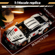 Конструктор машика Техник Porsche 911 RSR 1202 деталей маштаб 1:14 Порш 911 белый - изображение 2