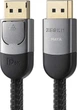 Кабель Zeskit Maya Displayport v1.4 HBR3 [VESA Certified] 8K@60Hz, 4K@120Hz, 1044p@240Hz, 32.4Gbps, 1м black (DP-MY100) - изображение 1