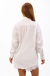 Сорочка жіноча Where Uwear біла з ажурною вишивкою 347240_One size - зображення 4