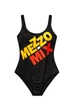Купальник слитный с вшитым топом для женщины Lidl Mezzo Mix BDO99266 L Черный - изображение 1