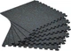 Мат-пазл DualMat 60×60×2 см (чорний/сині вкраплення) — 1 шт - зображення 4