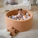 Сухий басейн Joyful Kids хутро Теді 100x40 см Бежевий з кульками 100 шт - зображення 6