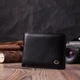 Гаманець-затиск з натуральної шкіри ST Leather 22476 Чорний - зображення 6