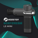 Перкуссионный массажный пистолет Booster Lightsaber Mini (6 насадок) - изображение 5