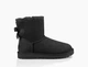 Уггі жіночі UGG Mini Classic 2 Bailey Bow Black 36 Чорні - зображення 4