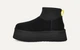 Уггі жіночі UGG Classic Mini Dipper Black 38 Чорні - изображение 3