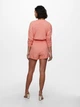Шорти ONLELA LIFE SHORTS SWT 15231213 Burnt Coral ONLY M Кораловий 15231213BURNTCORAL M - зображення 5