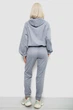 Спортивный костюм женский однотонный, цвет серый, M, 244R0426 - изображение 4