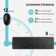 Бездротовий комплект клавіатура і миша 2.4GHz slim тихі кнопки для ПК ноутбука - зображення 3