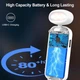 Світлодіодна лампа для читання Gritin LED Book Light USB-C, акумуляторна, кліпса для книги, 3 колірні температури, 5 рівнів яскравості, пам’ять режимів, до 80 годин роботи, гнучка, біла - изображение 5