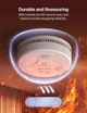 Детектор дыма X-Sense SD11 пожарный сигнализатор батарея 10 лет защита дома сигнал тревоги белый - изображение 7