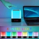 Сенсорний приліжковий світильник RGB підсвітка димований нічник теплий білий - зображення 4