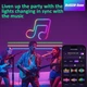 Неонова LED стрічка 3м RGB Bluetooth застосунок синхронізація музики USB декоративна підсвітка - зображення 6
