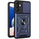 Протиударний броньований чохол із захистом камери для Samsung Galaxy A57 (A576) Armor Case Keysion blue - изображение 1